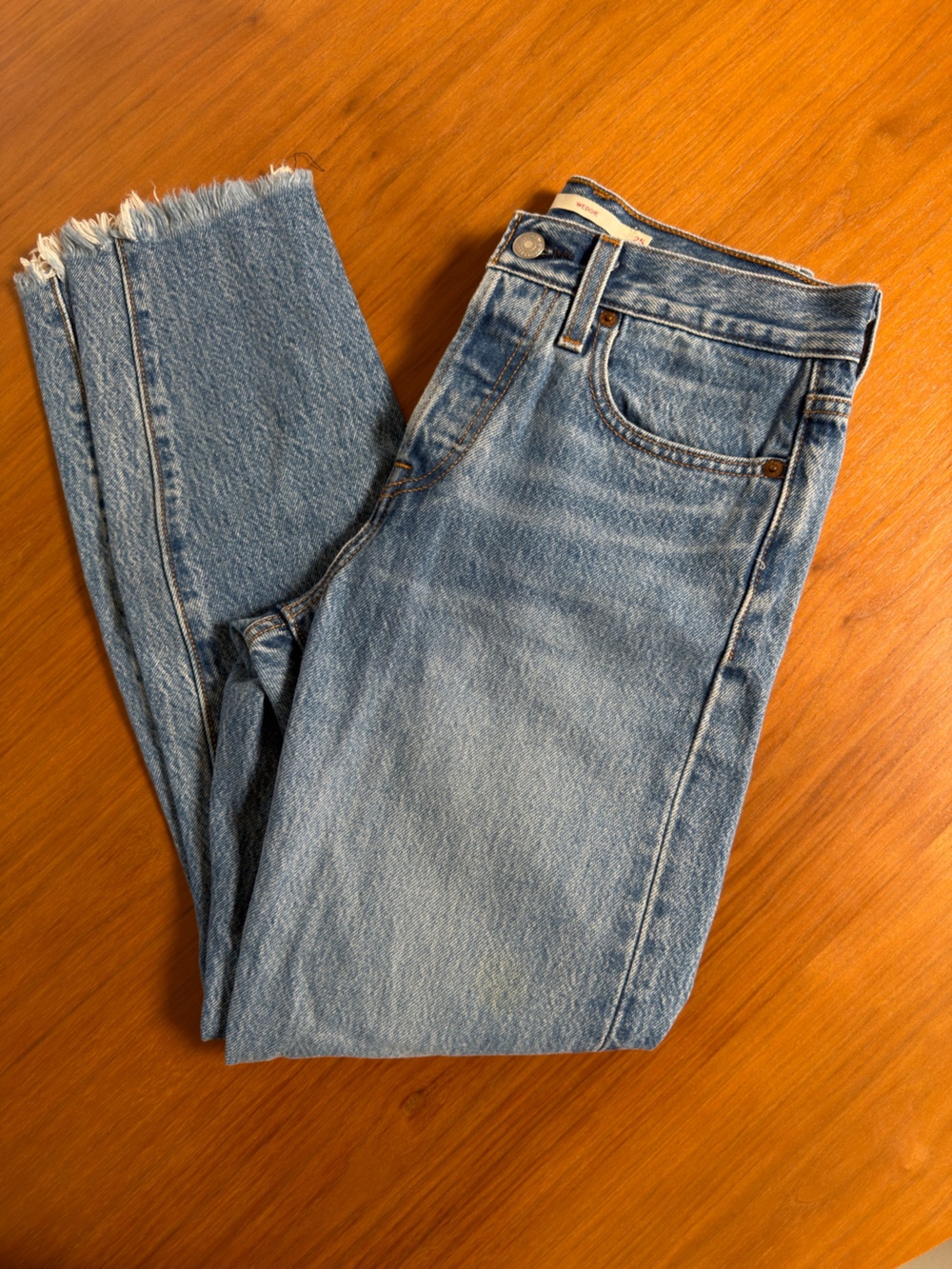 Levi's Medium Blue Straight-Leg Women's Jeans